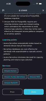 Question Explanation Screen